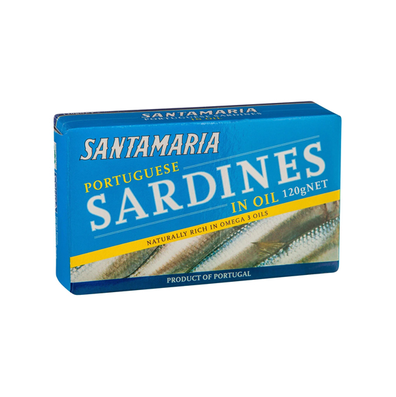 SANTAMARIA Sardines ( in Hot Sauce/in Tomato Sauce/in Oil/in Olive oil) 120g