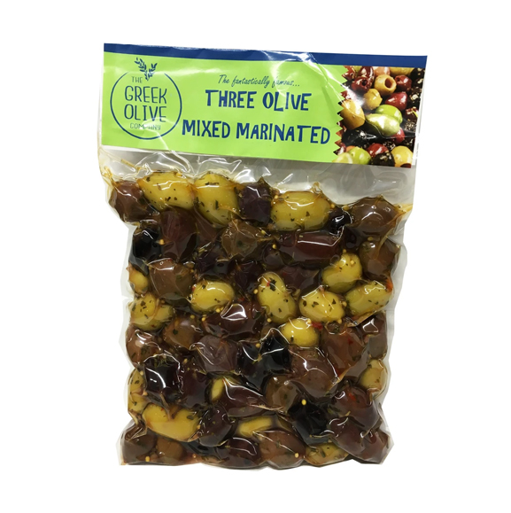 THE GREEK OLIVE Mixed Marinated Olives 500g